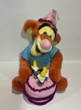 Brinquedo musical vintage Disney Store TIGER feliz aniversário pelúcia corda 13” FUNCIONA comprar usado  Enviando para Brazil