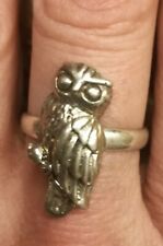 Anello gufo argento usato  Bologna