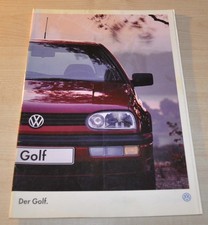 1996 Volkswagen VW Golf Brochura Prospekt DE 05/96 comprar usado 1996 Volkswagen VW Golf Brochura Prospekt DE 05/96 comprar usado  Enviando para Brazil