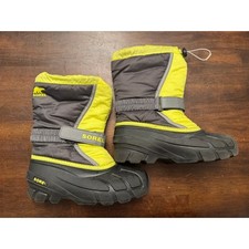 Sorel Children's 3 flurry-K bota de neve juvenil neon bloco de cores preto, usado comprar usado  Enviando para Brazil