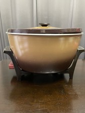 Usado, Antiga Fritadeira Elétrica Oster Super Pot Fogão Lento Marrom 679-06B 8 QT - TESTADA comprar usado  Enviando para Brazil