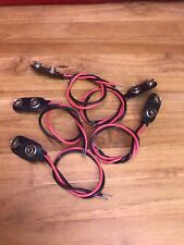 5 PÇS 9V/DC/VDC/volt clipe de bateria/conector/snap/jack/plug/fio de suporte/chumbo, usado comprar usado  Enviando para Brazil