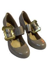 Melissa Vivienne Westwood Anglomania Temptation Bege/Cinza VINTAGE AJUSTE PEQUENO comprar usado  Brasil 