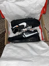 Nike Air Max 90 preto off-white tamanho 9.5 AA7293-001 comprar usado  Enviando para Brazil