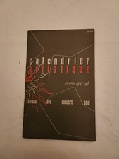 Calendrier artistique saison d'occasion  Château-du-Loir