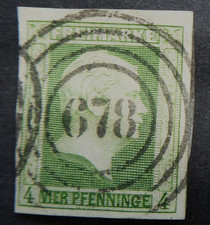 Preußen nummernstempel 678 gebraucht kaufen  Wesel