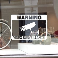 Warning video surveillance d'occasion  Expédié en Belgium