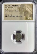 Usado, Moeda de imitação grega antiga Fourree Maroneia Thrace 400BC-350BC com certificação NGC comprar usado  Enviando para Brazil