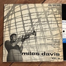 Miles Davis Quartet Vol 3 Blue Note lp 10” 1st DG Lex 5040 comprar usado Miles Davis Quartet Vol 3 Blue Note lp 10” 1st DG Lex 5040 comprar usado  Enviando para Brazil