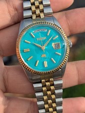 Ricoh President automático dois tons 21 J mostrador do céu relógio de pulso masculino vintage Japão comprar usado  Enviando para Brazil