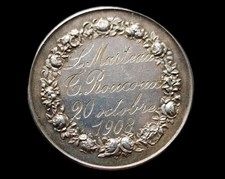 Superbe médaille mariage d'occasion  Fagnières
