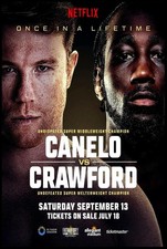 Canelo crawford fight for sale  Atlanta