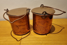 Vintage copper canisters for sale  NEWENT