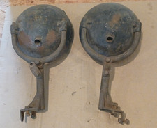 Usado, Par de conchas de faróis de carro maiores com faróis bifurcados para suportes de quadro, vintage comprar usado Usado, Par de conchas de faróis de carro maiores com faróis bifurcados para suportes de quadro, vintage comprar usado  Enviando para Brazil