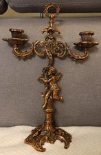 Antico candelabro ottone usato  Roma