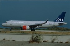 GH09  Original aircraft slide/Dia   SAS A320 SE-RON comprar usado  Enviando para Brazil