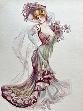 Original antique chromolithogr for sale  Miami Beach