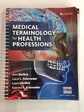 Medical Terminology for - Spiral-bound, by Ehrlich Ann; Schroeder - Good o segunda mano  Embacar hacia Mexico