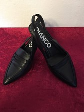 Slingpumps leder schwarz gebraucht kaufen  Hamburg