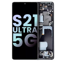 Conjunto OLED com moldura Samsung Galaxy S21 Ultra 5G Service Pack Phantom Navy comprar usado  Enviando para Brazil
