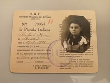 Ventennio tessera pnf usato Ventennio tessera pnf usato  Zelo Buon Persico