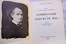 Baudelaire chérix critique d'occasion  Le Havre-