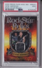 GENE SIMMONS KISS Rock Star Relics PSA 9 POP 1 360 Press Pass CALÇA USADA RARA SP comprar usado  Enviando para Brazil