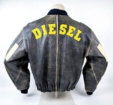 Diesel lederjacke grau gebraucht kaufen  Schönefeld