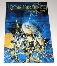 Usado, Grande pôster promocional Iron Maiden LIVE AFTER DEATH Tour Metal 1985 19"x13" EDDIE! comprar usado  Enviando para Brazil