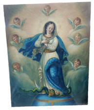 Old religious painting d'occasion  Expédié en Belgium