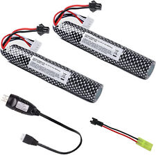 2× Bateria Airsoft 11.1V 2000mAh SM-2P Plug + Carregador USB Compatível com Airsoft comprar usado  Enviando para Brazil