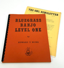 Bluegrass Banjo Nível Um por Edward T Wing 1980 Livro de Música Knoxville TN comprar usado  Enviando para Brazil