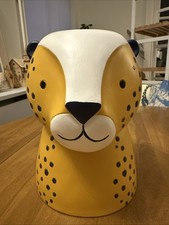 Painted leopard head for sale  CHICHESTER