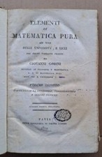 Elementi matematica pura usato  Roma