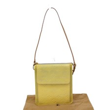 Bolsa de ombro Louis Vuitton Mott monograma Vernis amarelo limão M91059 63KB273, usado comprar usado  Enviando para Brazil