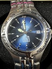 Relógio masculino Fossil PR-5187 mergulhador 100M novo estoque antigo com lata e papéis originais comprar usado  Enviando para Brazil