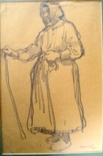 Dessin ancien signe d'occasion  France