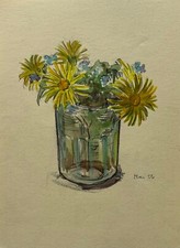 Aquarell stillleben blumen gebraucht kaufen  Graal-Müritz, Seeheilbad