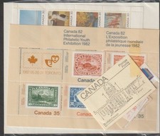 Canada pochette timbres d'occasion  Expédié en Belgium
