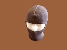 MÁSCARA FACIAL DE LÃ CLIMA FRIO BALACLAVA MILITAR EXÉRCITO SUÍÇO MARROM 1 FURO EXCEDENTE comprar usado  Enviando para Brazil