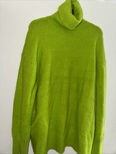 Zara green jumper for sale  ROMFORD