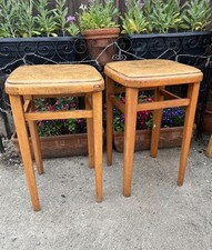 Vintage stools pair for sale  MALTON