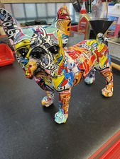Statua ceramica colorata usato  Milano