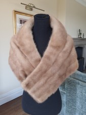 Mink stole cape for sale  UK