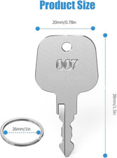 Key tsa luggage for sale Key tsa luggage for sale  BALLYCLARE