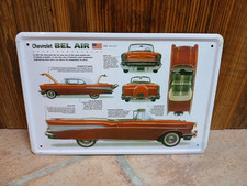 Blechschild chevrolet bel gebraucht kaufen  Emmerting