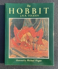 The Hobbit J R R Tolkien 1984 HCDJ 1st printing Italy Michael Hague illustrator comprar usado  Enviando para Brazil