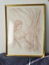 Dessin fusain femme d'occasion  Viriat