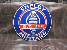 Placa de metal esmaltada Shelby Mustang porcelana tamanho 30 polegadas redonda comprar usado  Enviando para Brazil