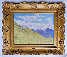 Paesaggio alpino olio usato  Vimodrone
